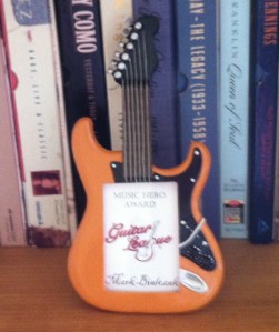 A very cool award. I'm appreciative.