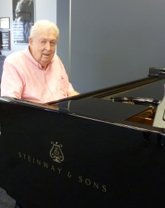 Phil Markert, at home behind the piano.