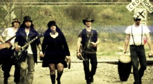 The band decked out for video. (Courtesy of Kevin Dean)