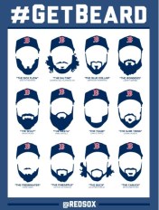 Boston Red Sox beard collection
