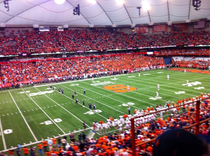 The Carrier Dome was rocking for the opening kickoff Saturday. Clemson scored 38 seconds later to take the early wind out of Orange fans.