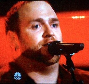The pride of Utica, Shawn Smith, sings on 'The Voice.' (From Smith's Facebook page.)