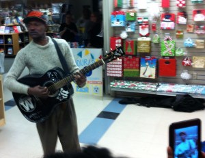 Street performer Eli Harris always entertains Syracuse, N.Y., fans before events.