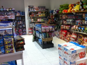 Products for sale at As Seen on TV store in Syracuse, N.Y.