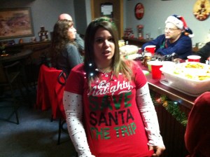 In addition to the holidays, we all celebrated Keeley's 23rd birthday.