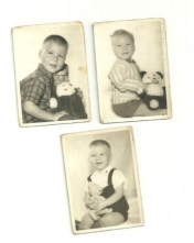 My oldest sister, Francine, collected my baby pictures, taken before she was born.