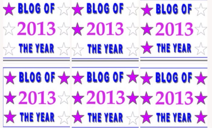 Blog of Year 2013 badges