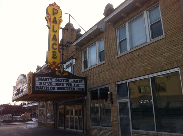 Coming to my neighborhood theater, two events that mean a lot to Syracuse.