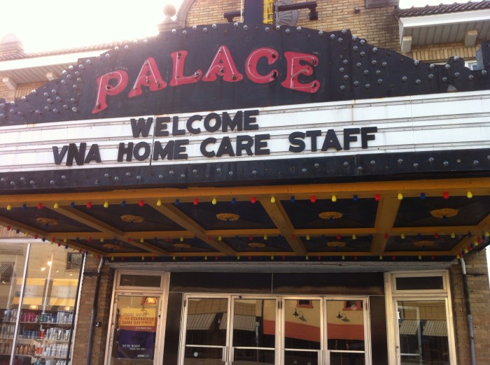 Companies that book the Palace get a special welcome.