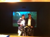 Kingpin and I enjoyed a winter round of golf at the virtual Pebble Beach of OptiGolf.