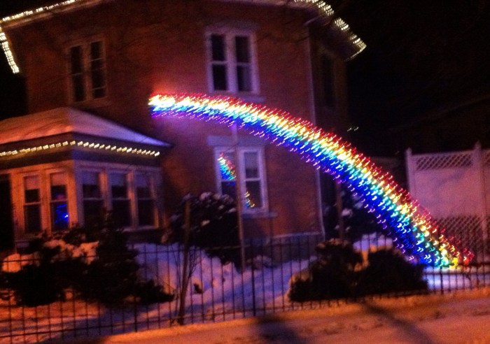 Somewhere over this rainbow stood the second story.