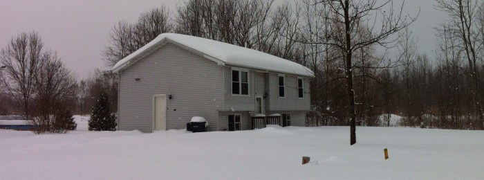 What a week to move into a new house in Canastota, N.Y.