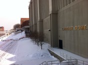 Inside these walls, sports have been played.