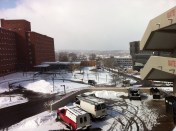 A college campus never stands still.