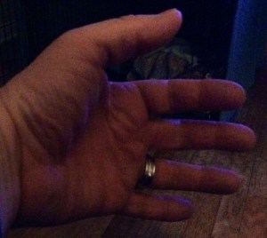 It's been right here with the other hand, I swear.