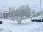 Stormy March 12 in Syracuse, N.Y.