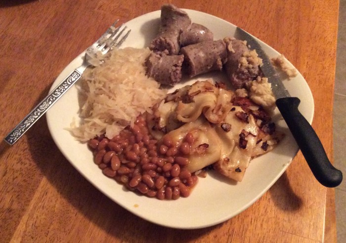 Polish deliciousness plus good, old Campbell's beans.