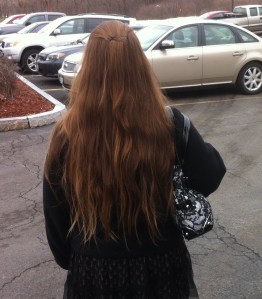 When did your hair grow down to there?