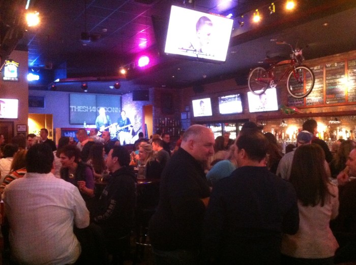 The Shakedown entertains a happy crowd at World of Beer.