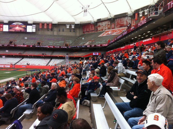 There's some interest from Syracuse football fans.