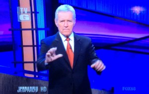 My how Alex Trebek loves welcoming the TV audience to another night of 'Jeopardy.' 