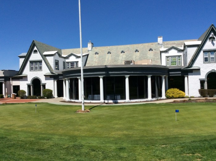 Later this spring flowers will line the circular windows of the Bellevue Country Club in Syracuse, N.Y.
