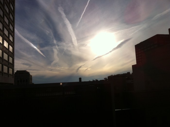 Now that's night falling over Syracuse.