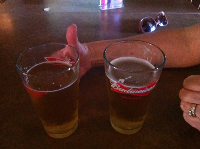 Two drafts, please and thank you.