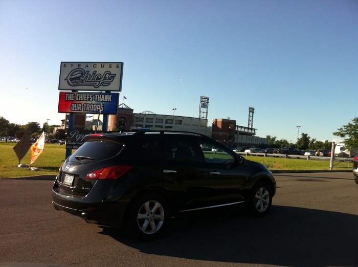 July Fourth with the Syracuse Chiefs. Sounds like a plan.