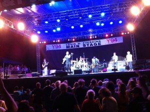 Trombone Shorty closes up the first night on the M&T Syracuse Jazz Fest at Onondaga Community College.