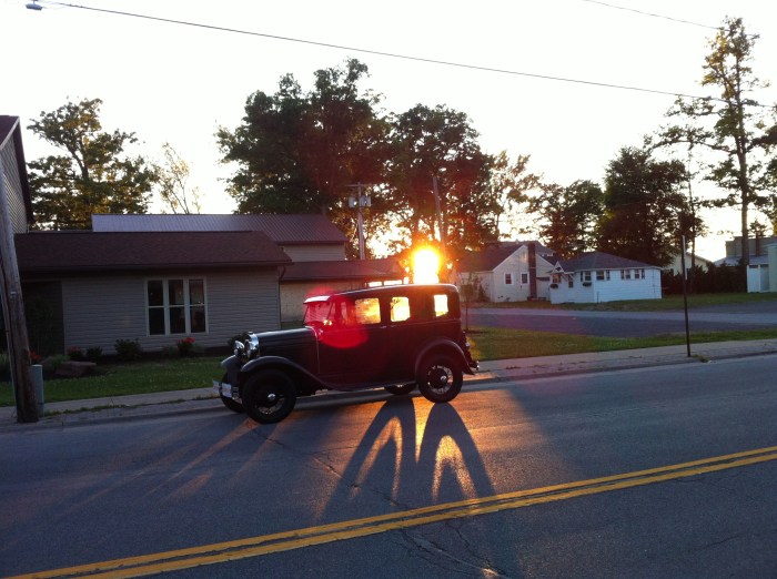 Sunset at Sylvan Beach.