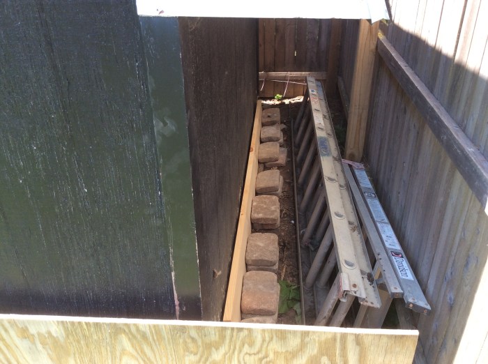 We call this the far side, or the side of the shed nobody sees.