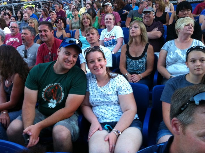 George and Ellisabeth, in the same row.