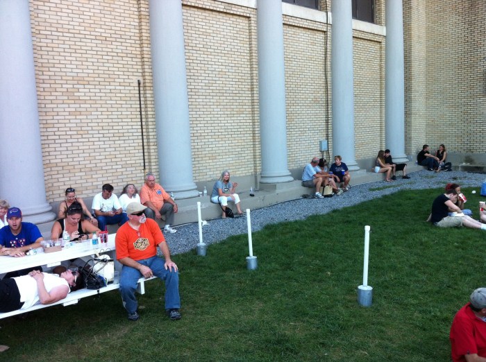 A place to relax among the masses.