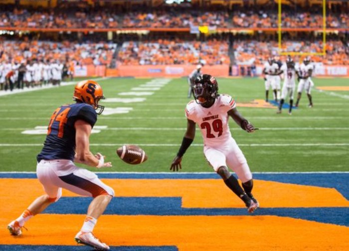 There was not much orange to be found in Syracuse's uniforms during the Orange Out. (Getty Images)