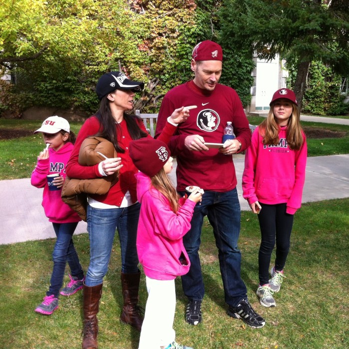 There were young Seminoles fans, too.