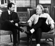 Classic TV: George Jefferson in Archie Bunker's living room. (From CBS)