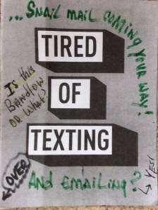 Neal's point. Writing matters.