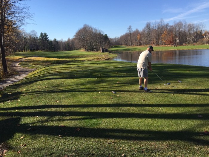 I drive at Radisson Greens.