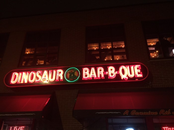 The Dinosaur Bar-B-Que is one of Syracuse's most popular restaurants, bars and live music joints.