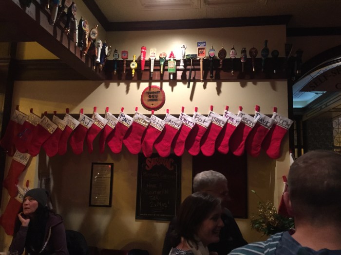 Christmas on tap at Clark's.