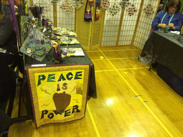 The message was clear at the 44th annual Plowshares  Craftsfair & Peace Festival