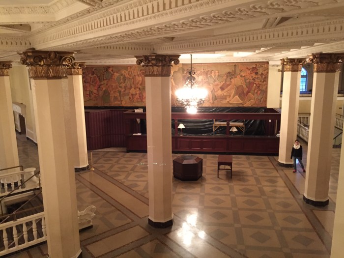 The grand lobby of the Hotel Syracuse will come back to life again in 2016.