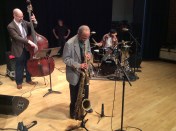 The Heath Broithers at Onondaga Community Coilege in Syracuse, N.Y, on Oct. 31, 2014.