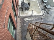 Up from the ninth floor.