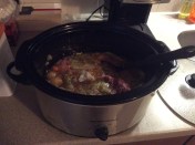 Corned beef, cabbage and more. Sunday dinner. 