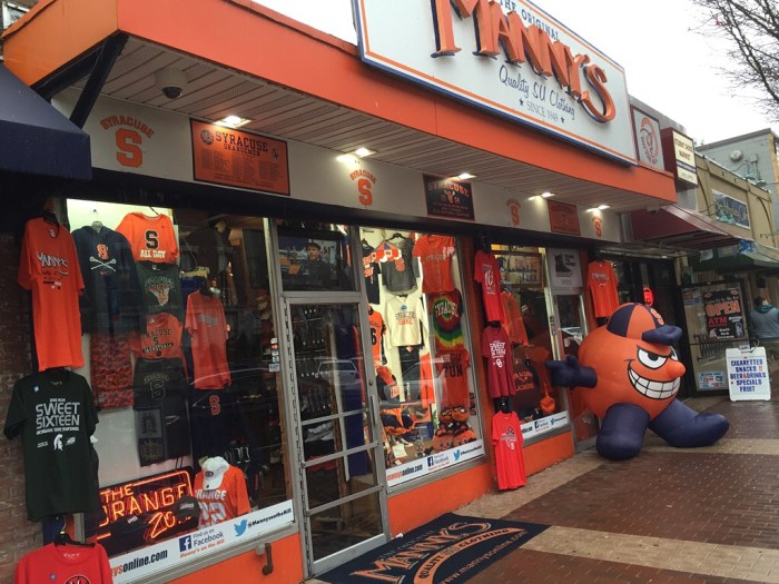 Marshall Street, on the Syracuse University hill.