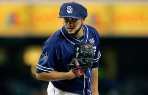 Protecting the lead from the bullpen, Alex Torres. (From Getty Images)