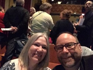 Karen and Mark, didn't want to bother the stars.