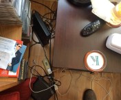 Cords and plugs in my living room